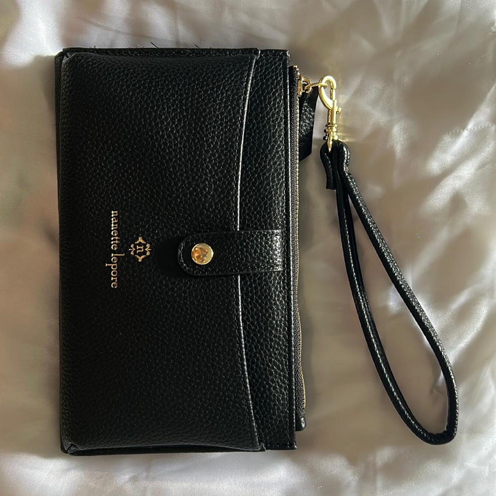 Nanette Lepore black clutch